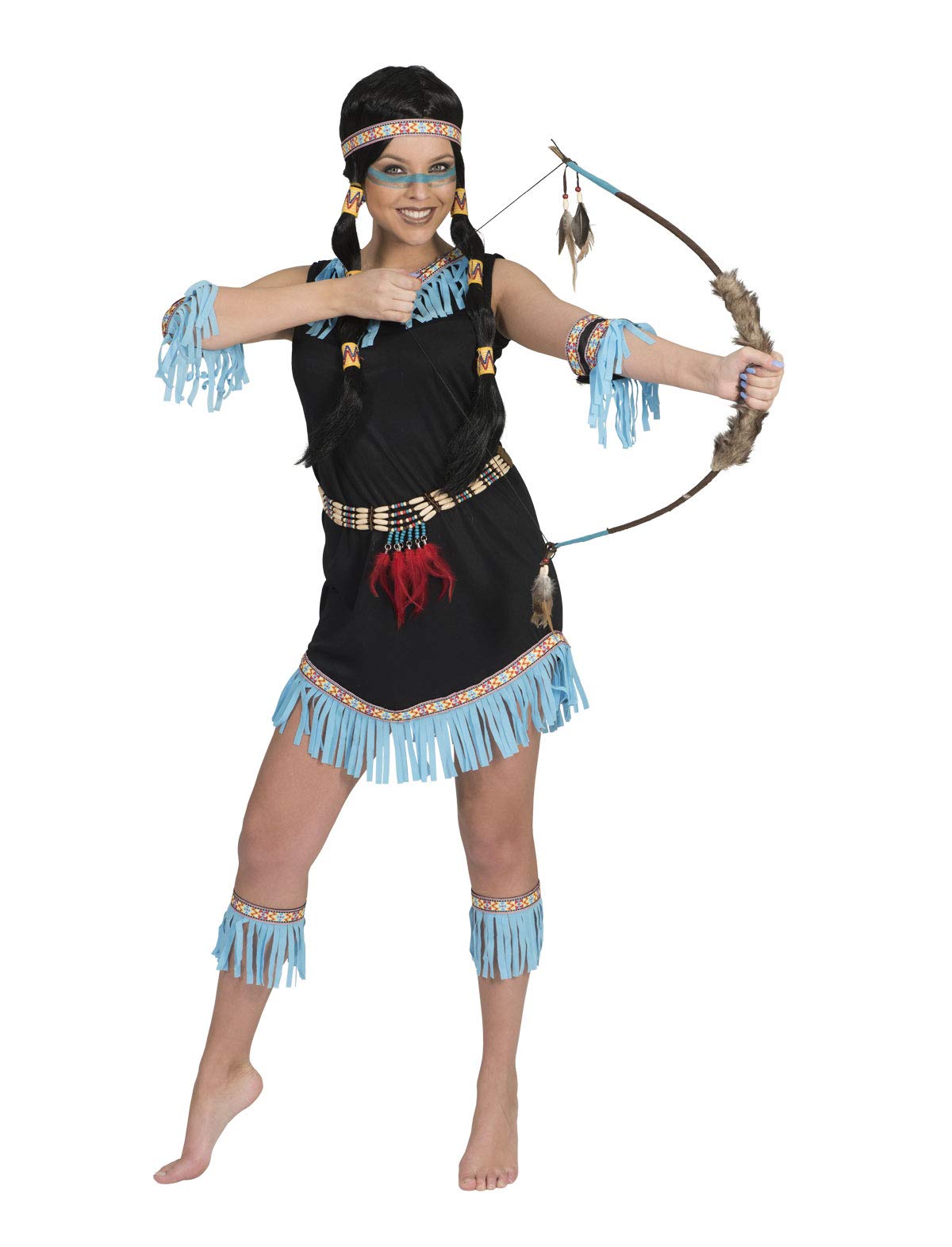 Indianerin Flowing Waters Kostüm für Damen Gr. 44 46