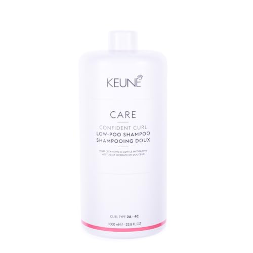 Keune Care Line Confident Curl Low - Poo Shampoo 1000ml - Zartes Shampoo für lockiges Haar