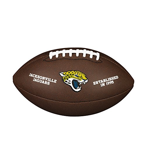 WILSON Unisex-Adult NFL Team Logo - Jaguars American Football, Brown, ONE Size