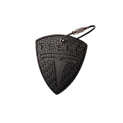 GGZONE Auto Schlüsselanhänger,Für Tesla,mit Logo Personalisierte Schlüsselanhänger passend Geschenk Ersetzen Zubehör Kratzfest,A-L