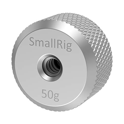 SmallRig AAW2459 Gegengewicht 50 g für DJI Ronin S/Ronin-SC und Zhiyun Gimbal Stabilisatoren
