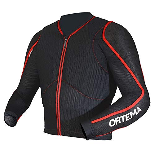 ORTHO-MAX Jacket - Gr.3XL - Unisex - Protektorenjacke für den optimalen Rundumschutz - Schützt die Wirbelsäule, Schultern und Ellenbogen - Motocross/Enduro