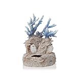 biOrb 46121 Korallenriff Ornament, hellblau - Aquariendekoration in Form einer Koralle zur Gestaltung von bezaubernden Unterwasserwelten in biOrb-Aquarien | Süß- und Meerwasser-geeignet