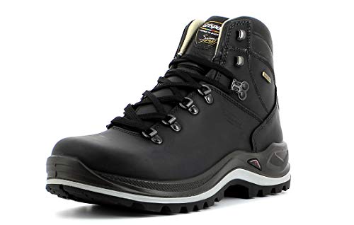 Grisport Unisex Schuhe Herren und Damen aus der Ranger Linie, Trekking- und Wanderstiefel aus hochwertigem Leder, Membrankonstruktion, EU 46,Schwarz