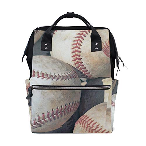 FANTAZIO Mummy Bag Rucksack Baseball Schultasche
