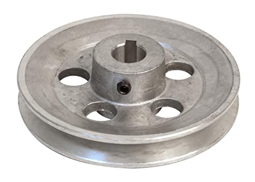 Fartools 117255 Riemenscheibe aus Aluminium, Durchmesser 120 mm, Bohrung 19 mm
