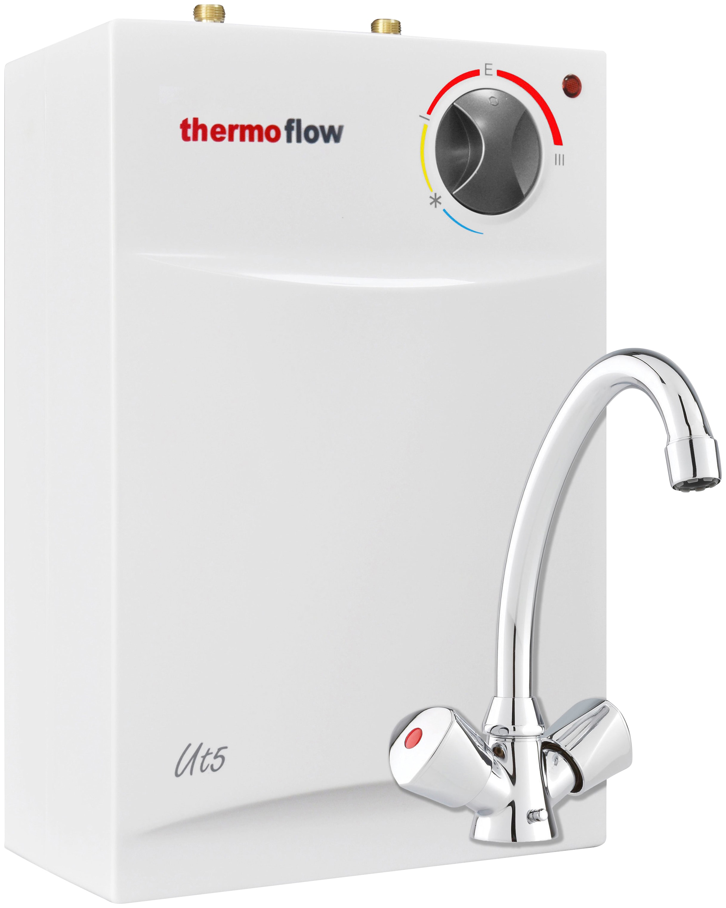 Thermoflow Untertischspeicher "Thermoflow UT 5", (Set, mit Niederdruckarmatur QMIX 12)