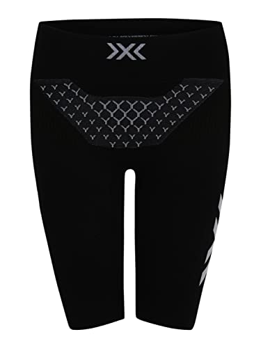 X-Bionic Damen Twyce 4.0 Running Shorts, Opal Black/Arctic White, M