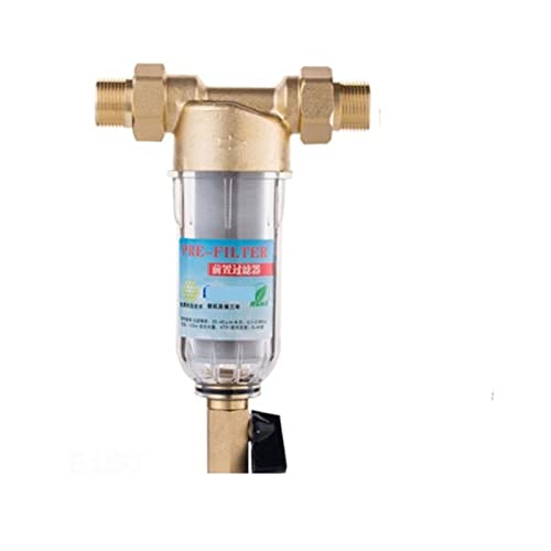 Wasserfiltersystem Siphon-Backwas Vorfilter Wasserfilter Erster Schritt des Wasserreinigungssystems Messing-Edelstahlgewebe-Vorfilter (Color : 1 in -0.5 in Union, Size : X)