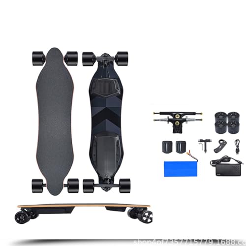 Elektrisches Skateboard der Offroad-Serie, neues Board mit vier Rädern für die Reise, praktisch und verstärkt, leistungsstarker Roller, kabellos, flexibel, sicher und robust, für Erwachsene ( B)