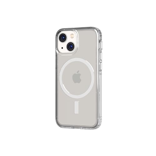 Tech21 Evo Clear (MagSafe) für iPhone 13 Mini – Transparente MagSafe Handyhülle mit 3,6 m Multi-Drop-Schutz