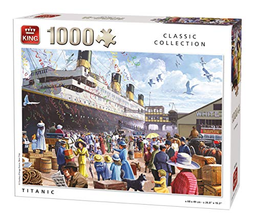 King 05134 - Puzzle Titanic, 1000 Stück