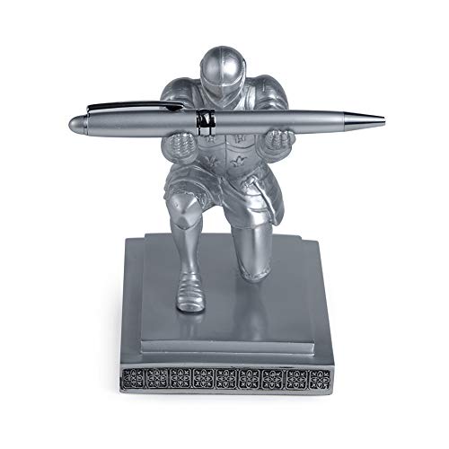 ThreeH Executive Knight Stifthalter Stifthalter mit einem Stift zur individuellen Dekoration für den Geschenkpreis des Desk Office Silber