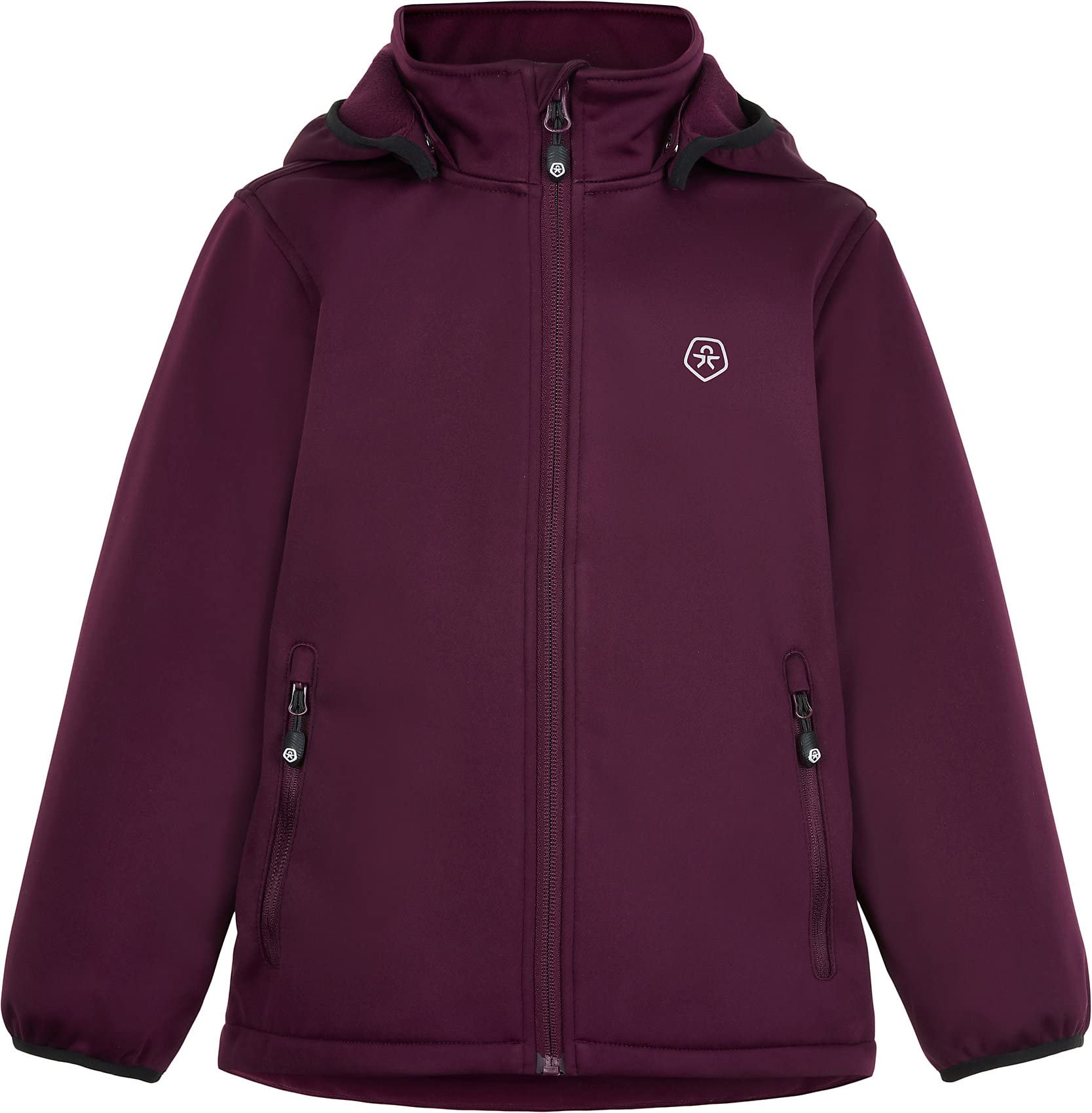 Color Kids Unisex Kinder Softshell With Fleece, Af 8.000 Shell Jacke, Potent Purple, 116 EU