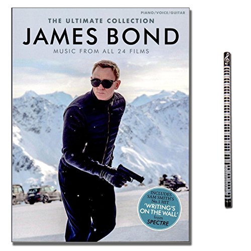 James Bond: The Ultimate Collection - Music From All 24 Films arrangiert für Klavier, Keyboard, Gitarre und Gesang [Musiknoten - Ausgabe November 2015] mit Musik-Bleistift
