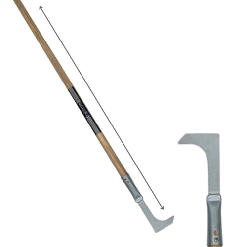 Synx Tools Fugenmesser - Fugenkratzer - Unkrautbürste - Unkrautmesser - Fugenschaber - Unkrautschaber - Fugenschaber mit Stiel 150cm, holz