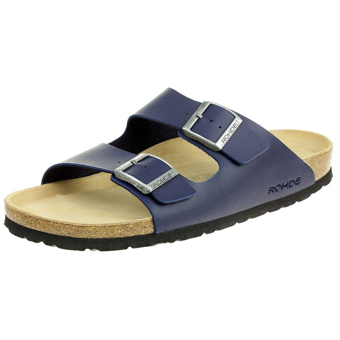 Rohde 5920 Grado Schuhe Sandalen Pantoletten Clogs, Größe:42 EU, Farbe:Blau