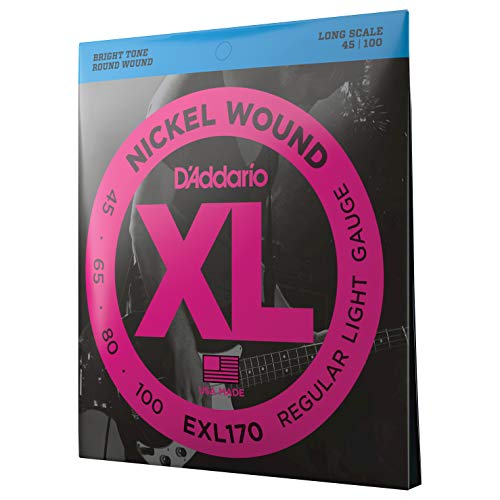 D'Addario EXL160S Satz Nickelsaiten für E-Bass 050' - 105' Short Scale
