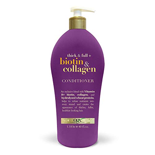 OGX Dickes & Full Biotin Collagen Conditioner, 40 FL OZ