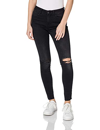 Noisy may Female Skinny Fit Jeans NMLUCY Cropped Normal Waist 2832Black Denim