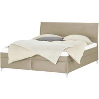 Polsterbett - beige - 166 cm - 110 cm - 215 cm - Betten > Doppelbetten - Möbel Kraft