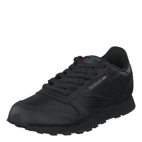 Reebok Classic Leather GS, Unisex-Kinder Sneaker, Schwarz (Black), 36.5 EU