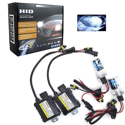 BOOMBOOST HID Xenon-Brenner kit H1 Xenon-Licht Ballasts Entladungslampe Schlank HID Lampen Scheinwerfer Nachrüstsatz Set Schnellstart Ersatzlampen 12V 55W 10000K