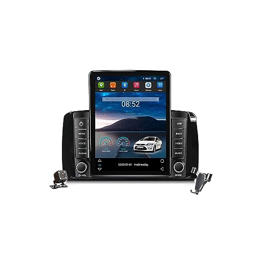 YLOXFW Android 12.0 Autoradio Stereo Navi mit 4G WIFI SWC Carplay für B-enz R-class W251 R300 R350 2005-2017 Sat GPS Navigation 10.4 zoll Touchscreen Multimedia Video Player FM BT Receiver,Ts400