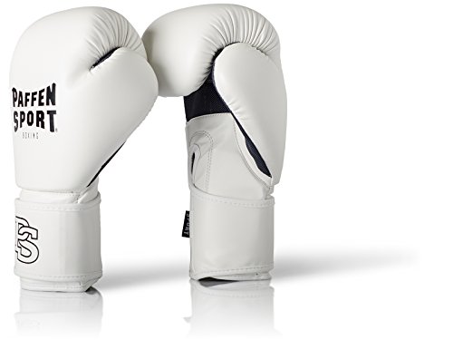 Paffen Sport «FIT» Boxhandschuhe für das Training; schwarz/weiß; 14UZ