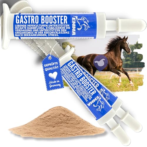 EMMA® Gastro Booster Pferd, Pferdefutter, Bierhefe I prebiotisch I Darmflora I Plus B-Vitaminen, C, E, Biotin, Kalzium, Folsäure, Zink 3 St.
