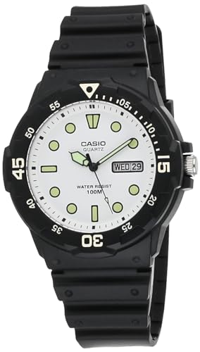 Casio Herren Analog Quarz (Japanisch) Uhr mit Resin Armband MRW-200H-7E