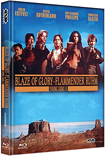 Young Guns 2 - Blaze of Glory [Blu-Ray+DVD] - uncut - limitiertes Mediabook Cover B