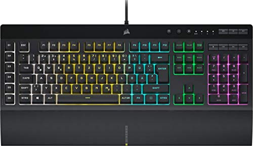 CORSAIR K55 RGB PRO Gaming-Tastatur, RGB-LED-Hintergrundbeleuchtung, Schwarz