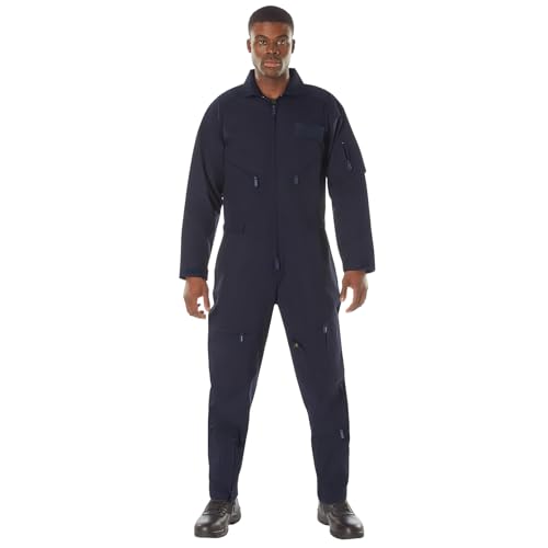 Rothco Military Airforce Style Flightsuit Coveralls - Navy Blue