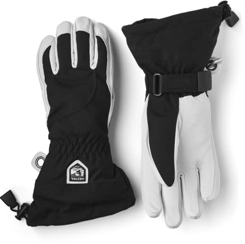 Hestra Heli Ski und kaltem Wetter Handschuh der Frauen, Damen, 30610, Black/Off White, 6