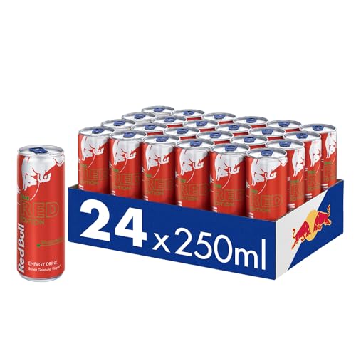 Red Bull Energy Drink Red Edition - 24er Palette Dosen Getränke Wassermelone, EINWEG (24 x 250 ml)