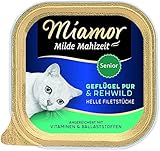 Miamor Milde Mahlzeit Senior Kaninchen & Huhnstückchen (16 x 100g)