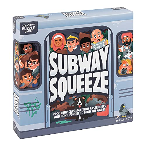 Professor Puzzle | Subway Squeeze | Puzzle | Alter 12+ | 2–4 Spieler | 30 Minuten Spieldauer