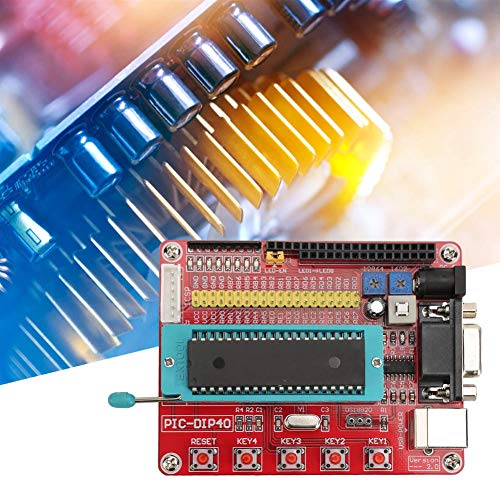 PIC Development Board - Mikrochip-Lernkarte PIC16F877A Mikrocontroller-Entwicklungskarte mit RS232-Schnittstelle