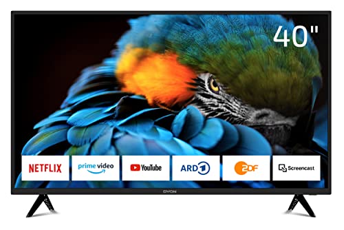 DYON Smart 40 XT 100 cm (40 Zoll) Fernseher (Full-HD Smart TV, HD Triple Tuner (DVB-C/-S2/-T2), Prime Video, Netflix & HbbTV) [Modelljahr 2020]