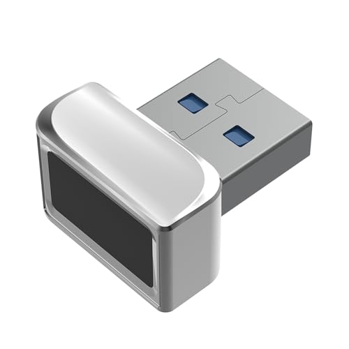 Schließfach USB-Finrabdruckleser, Zinklegierung, Mini-Finrabdruck-Entrielungsmodul, Sicher, Mehrsprachig, Bequeme Bedienung, Tragbar, for Laptops, PC Robust und zuverlässig