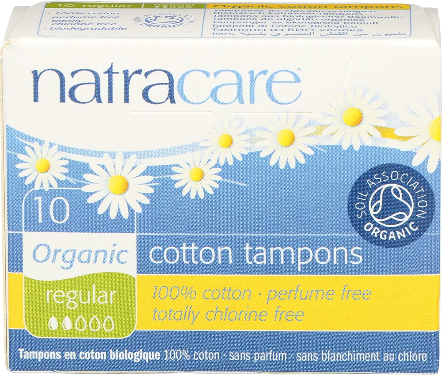 Natracare Tampons Regular 10CT- 8 Pack (80 Total) by NATRACARE