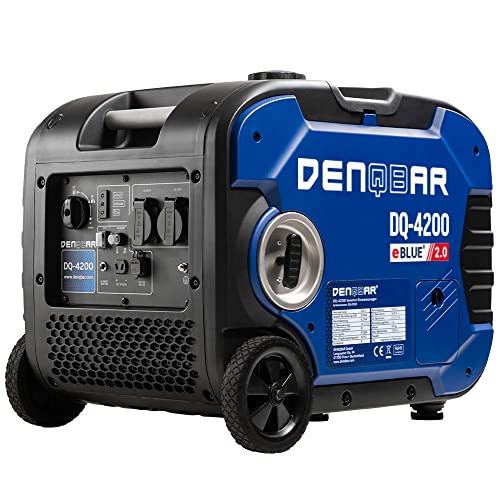 DENQBAR 4200 W Inverter Stromerzeuger Notstromaggregat Stromaggregat Digitaler Generator benzinbetrieben DQ-4200