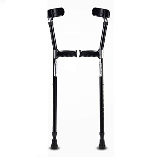 Rollstuhl-Gehkorb für ältere Menschen, Rehabilitation, Ellenbogen-Behinderte mit rutschfesten Gehstöcken, Unterarmkrücken, leichter, rutschfester Gehstock aus Aluminiumlegierung mi
