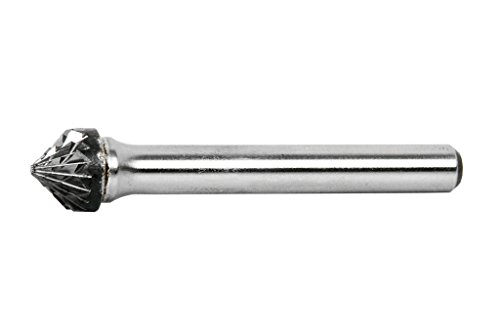 COFAN 32101006 – Rundbogen-Frässtift Hartmetall und 0,9 mm Konische Spitze Crossover, 90 °