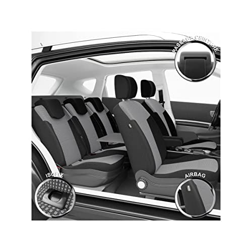 Peugeot Autositzbezüge - nach Maß - hochqualitative Fertigung - Schnelle Montage - Kompatibel mit Airbag - Isofix - 1011552