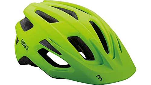 BBB Cycling BHE-22 Helmet Dune MIPS Helm, Neon Yellow, S (52-55cm), Matt Neongelb