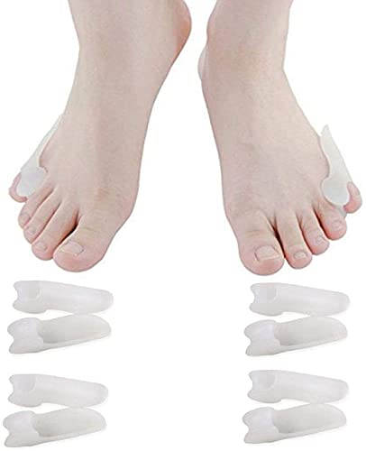 Pedimend Silicone Gel Ballenzeh Screen Protector with Fore Separator, Tailor’s Bunion Separator | Silicone Gel Balezeh Screen Protector | Pinkie Toe Cushion | Unisex | Foot Care