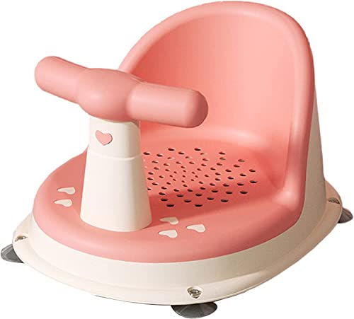 Baby-Badewannensitz mit weicher Haptik, für Babys, Kleinkinder, Badesitz, Baby-Badesessel für Badewanne, niedliche Form, Babyparty-Stühle (Rosa)