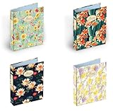 PIGNA 0054796 Flowers A4 Ordner, Mehrfarbig, 5er Pack